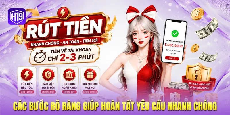 Các bước rõ ràng giúp hoàn tất yêu cầu nhanh chóng