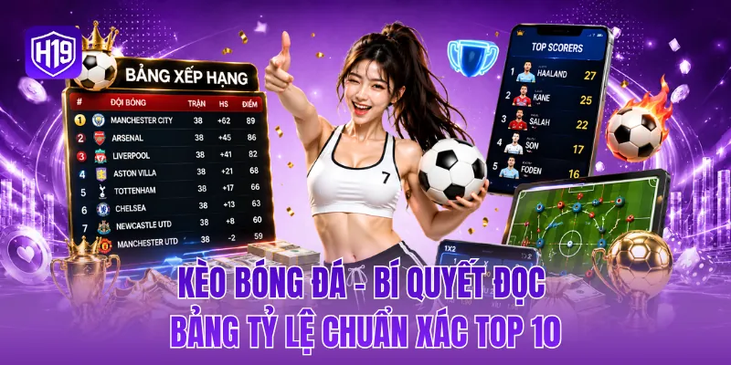 Kèo bóng đá - Bí quyết đọc bảng tỷ lệ chuẩn xác top 10